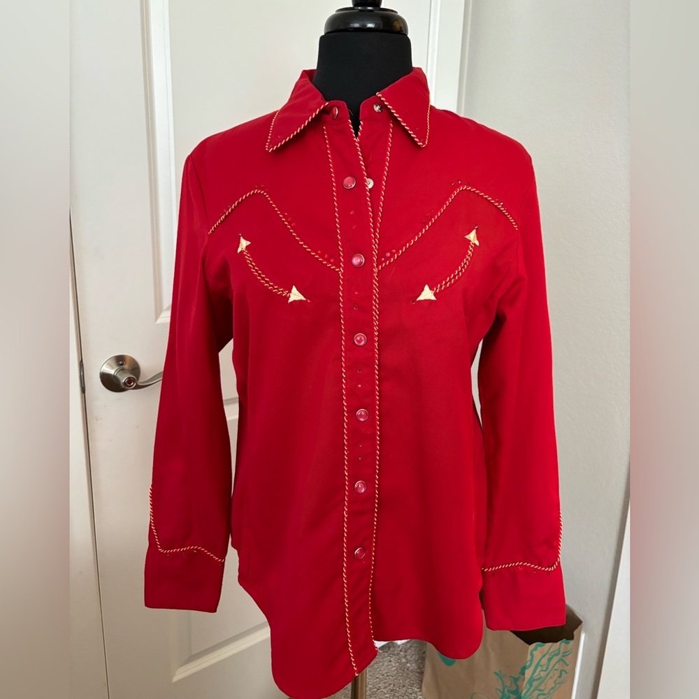 Scully Vibrant Red Shirt